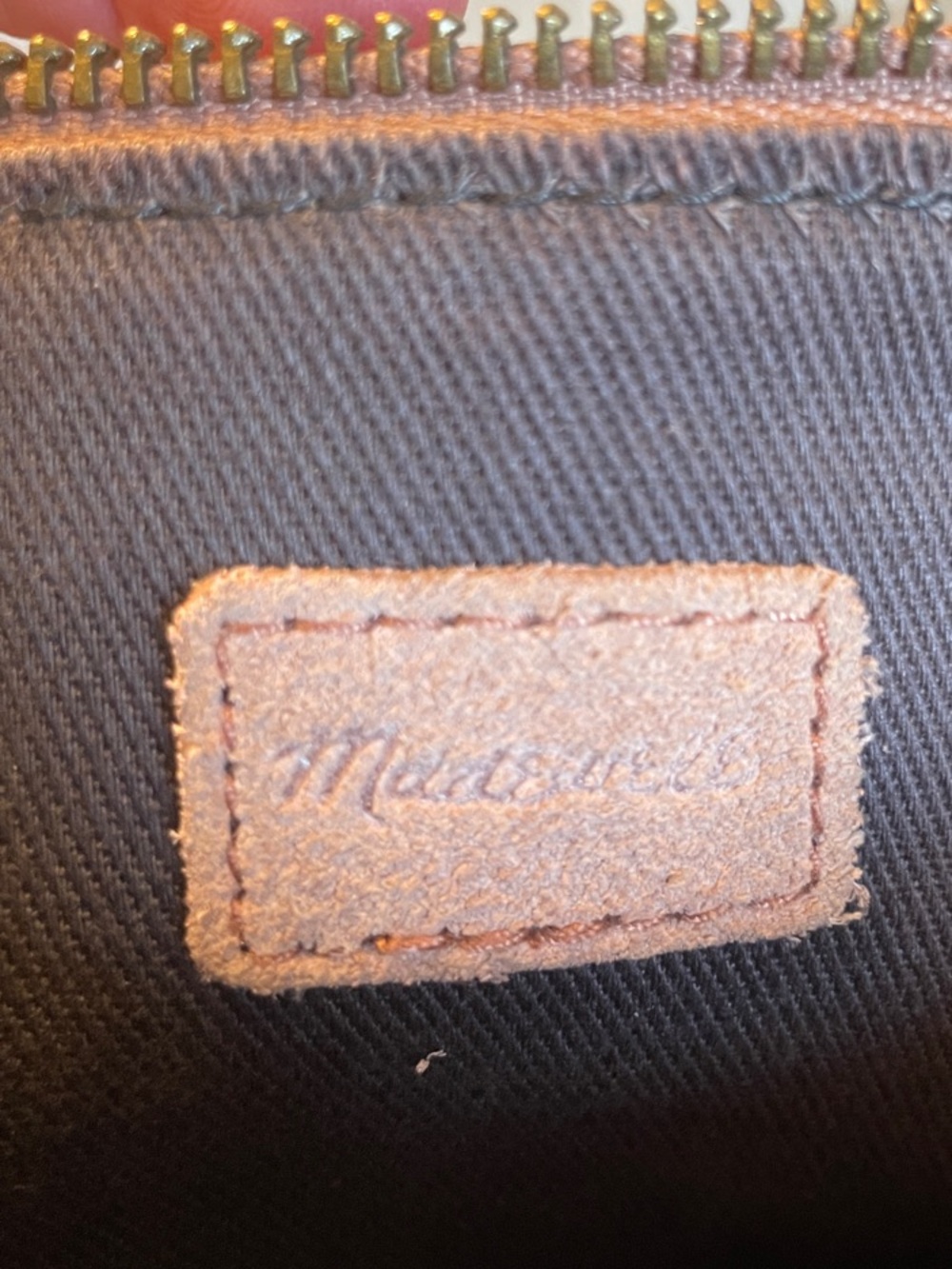 Madewell Suede Shoulder Hobo Bag in Brown-Tan - Picture 5 of 5